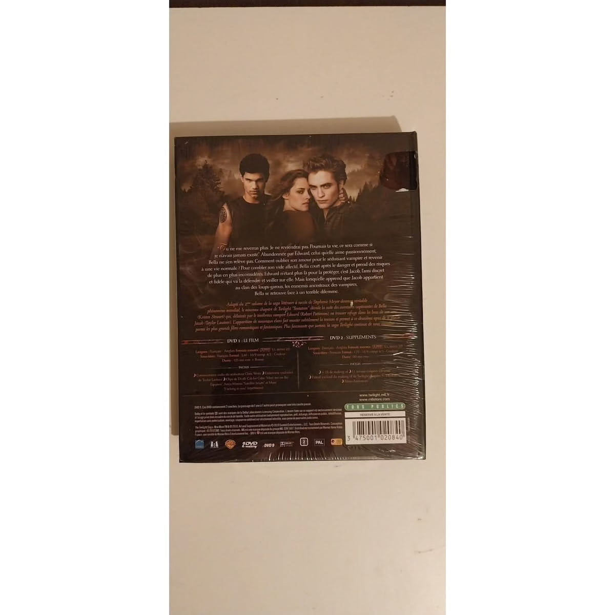 Twilight-Chapitre 2 : Tentation Édition Collector .Coffret dvd