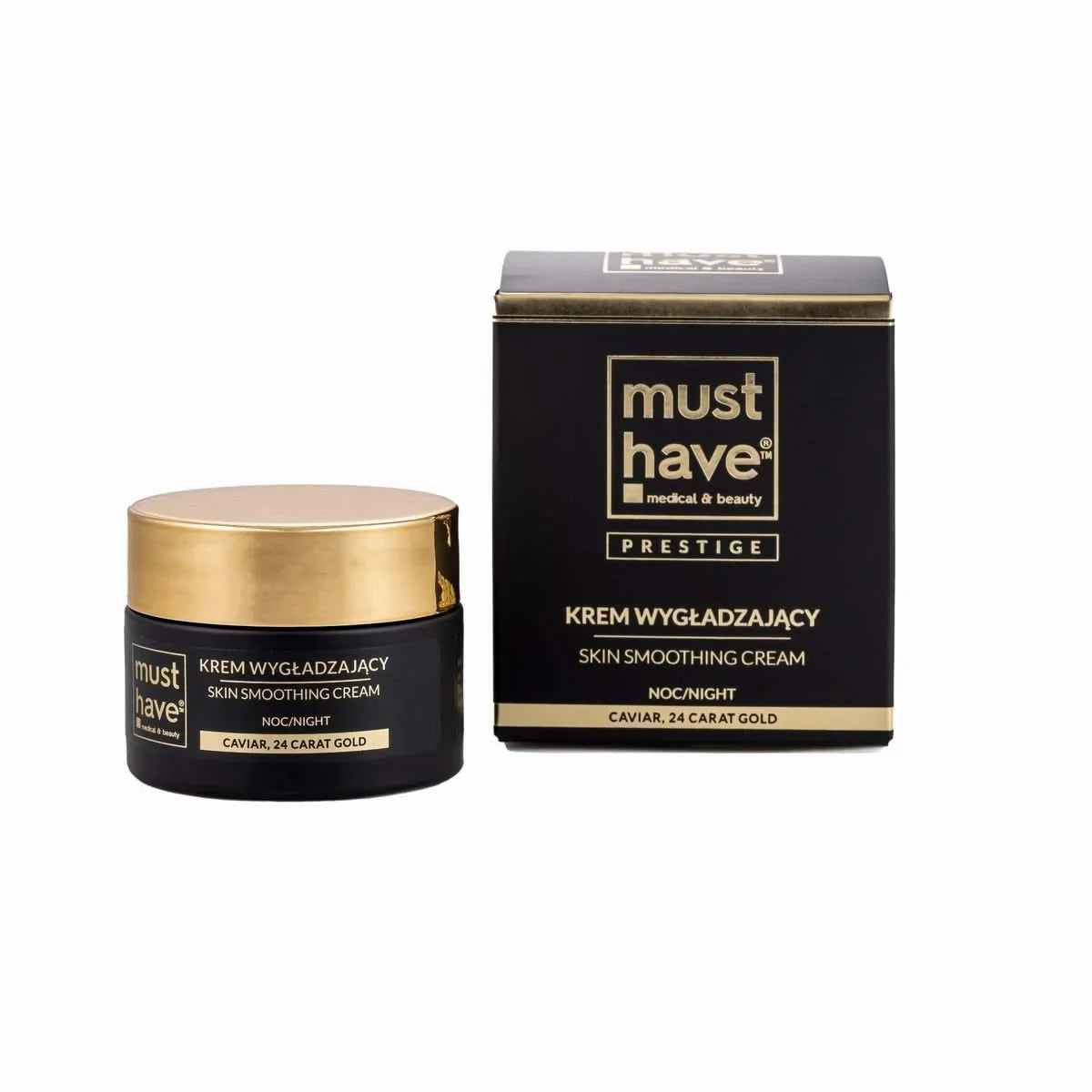 Crème de nuit lissante à l'or 24 carats et caviar Must Have Prestige