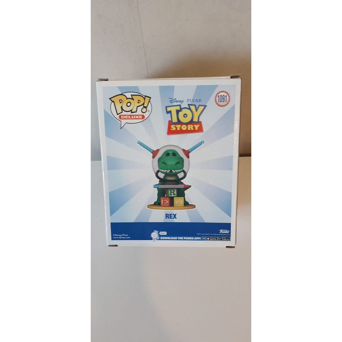Figurine Funko Pop deluxe - Toy Story 4 Deluxe Disney N°1091 - Rex 58179