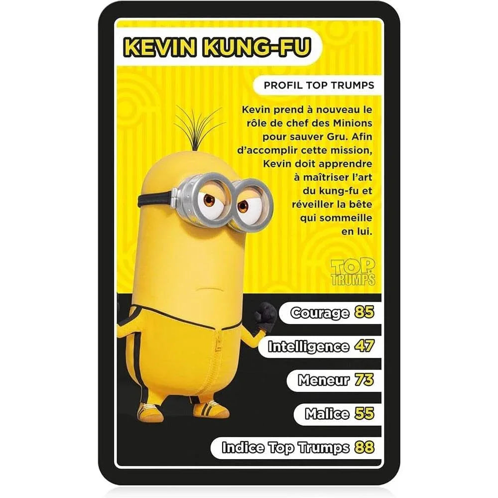 Les Minions 2 Jeu De Cartes Top Trumps