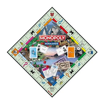 Puzzle Monopoly édition Normandie 1000 pièce
