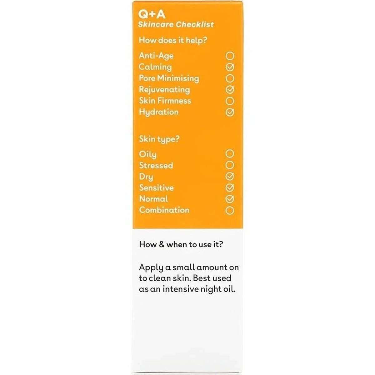 Huile Visage Nutritive Super Food Q+A