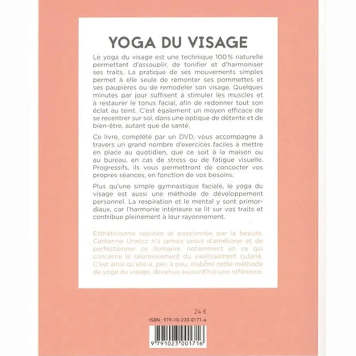 dos du livre Yoga du visage. Elasticité, tonicité, éclat, souplesse
avec 1 DVD