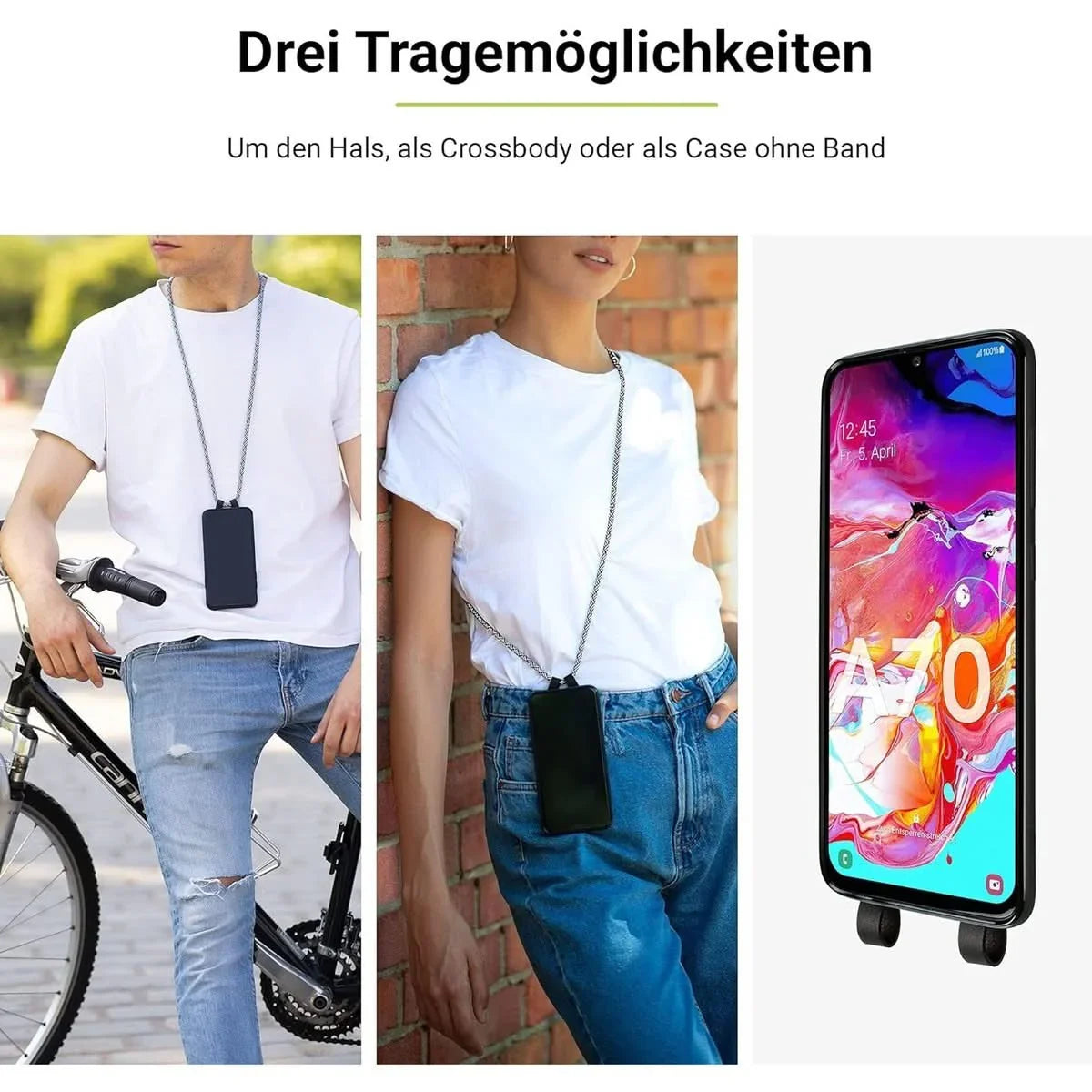 Coque de Protection Noir pour Samsung Galaxy S20 avec Sangle ARTWIZZ