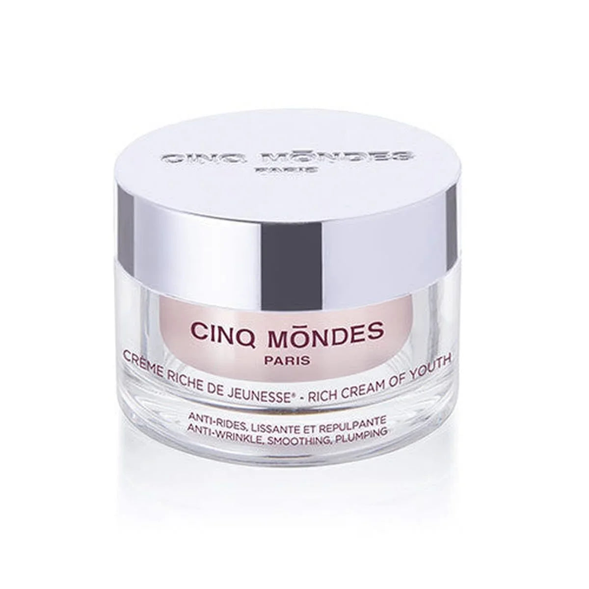 Crème Riche de Jeunesse Cinq Monde anti-ride, lissante et repulpante