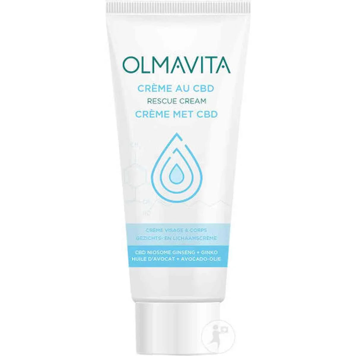 Olmavita Rescue Crème Au CBD Pour Visage Et Corps