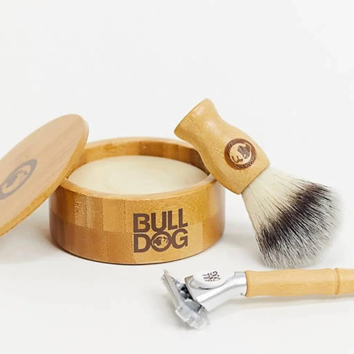 BLAIREAU ET SAVON DE RASAGE BULLDOG