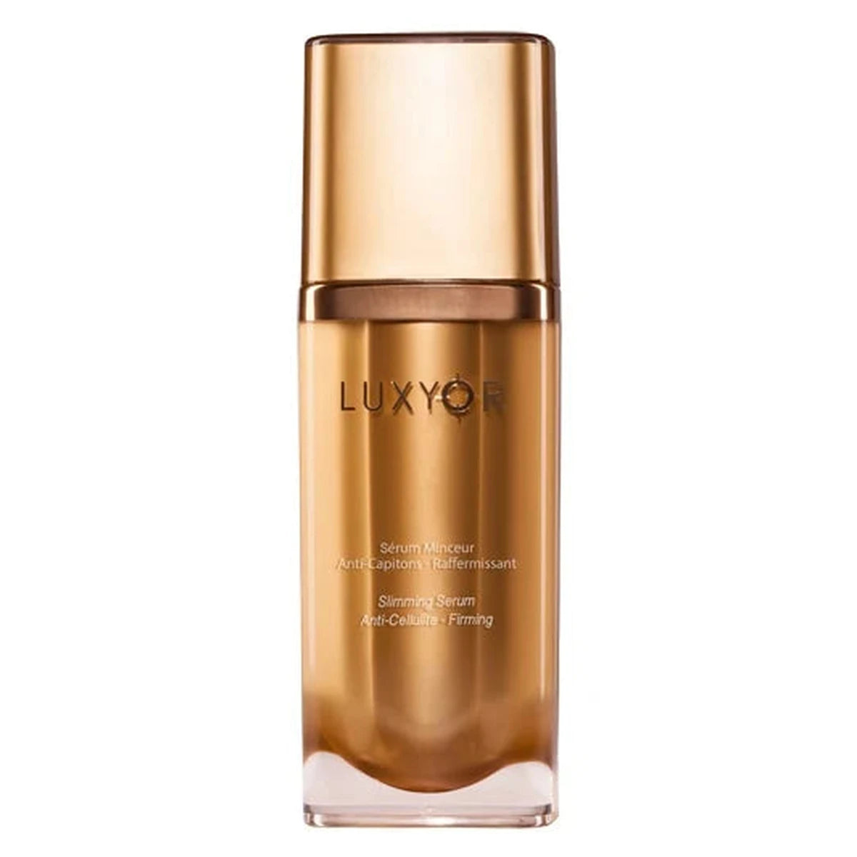 Sérum minceur anti-capitons raffermissant Luxyor 120 ml flacon doré soin corps fermeté