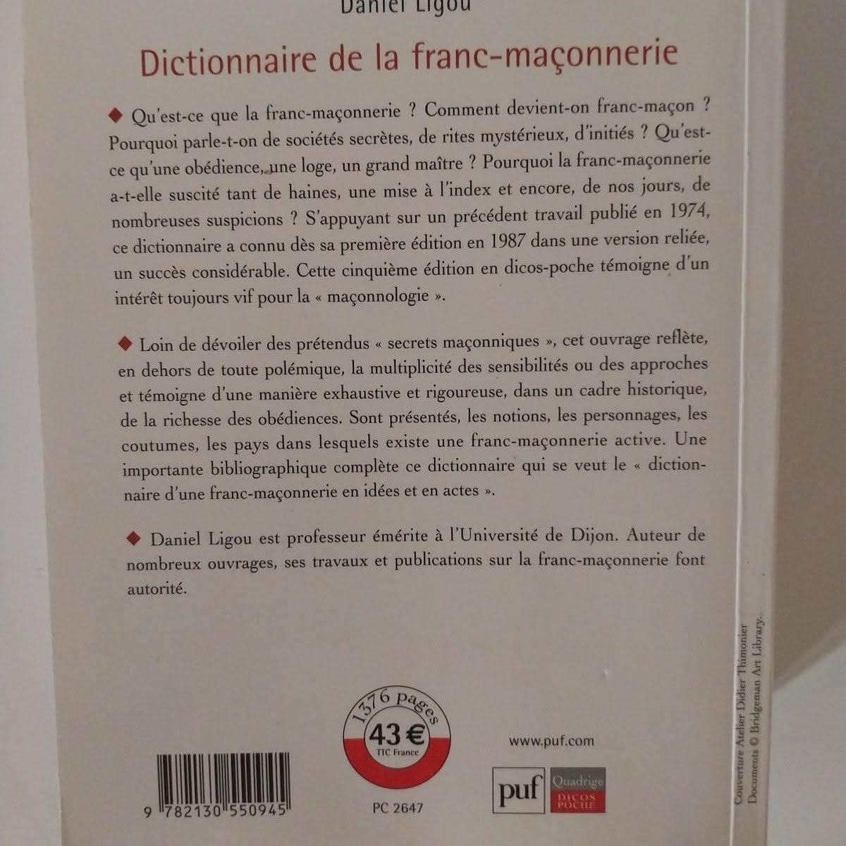 Dictionnaire de la franc-maçonnerie