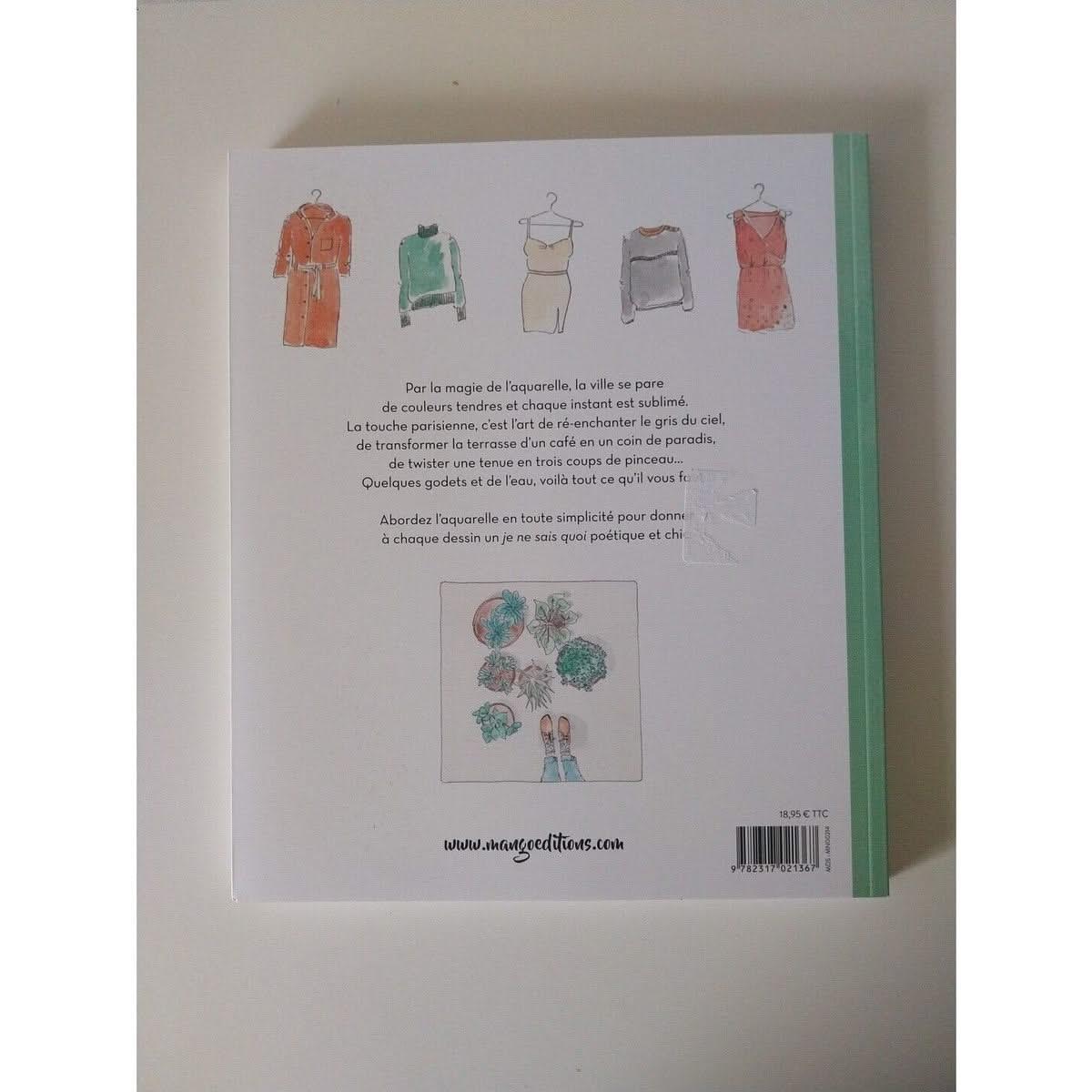 couverture du livre Aquarelle - La Touche Parisienne en 17 étapes