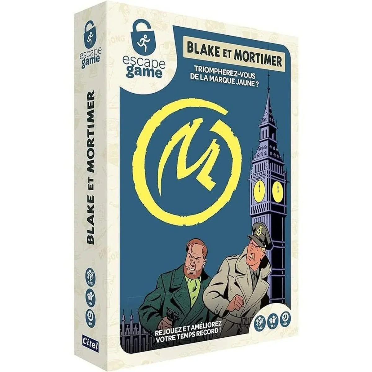 Blake et Mortimer : La Marque Jaune .Jeu Escape Game