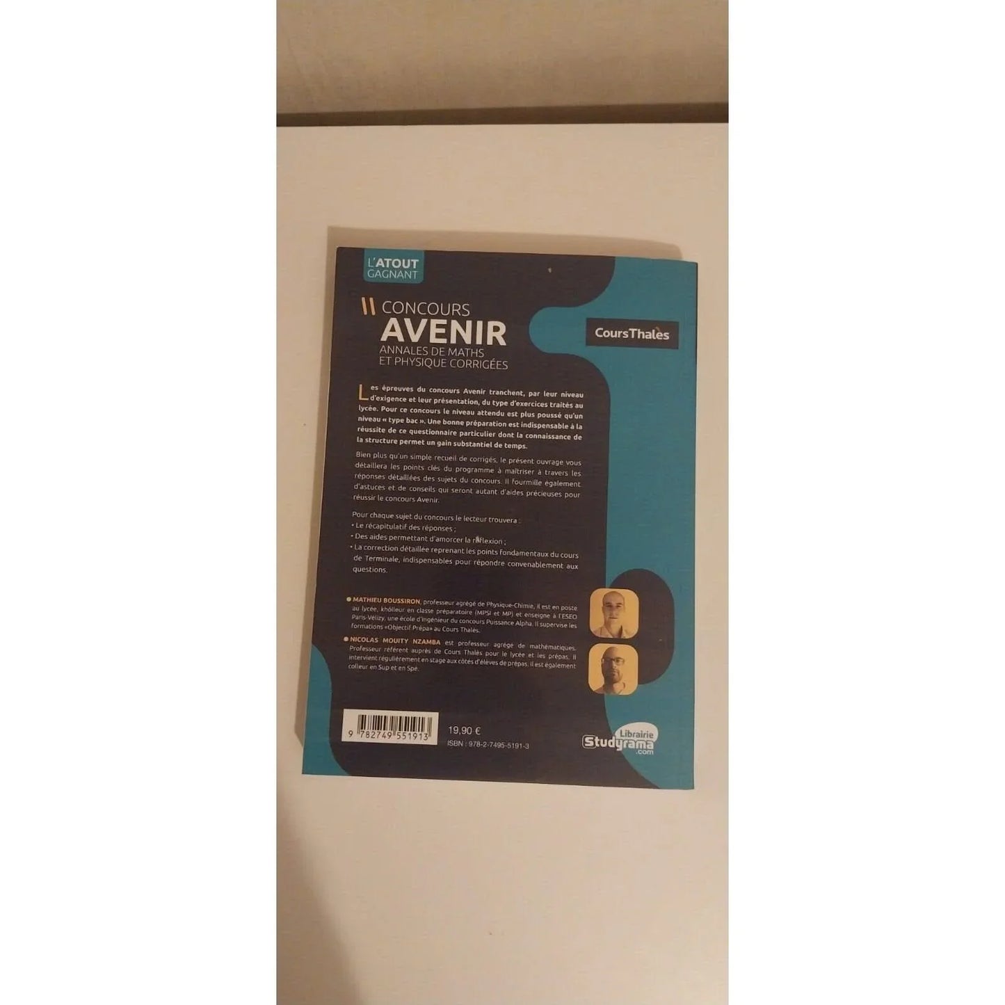 Concours avenir : annales des maths et physiques corrigés 2020 2021
acheter livre scolaire pas cher