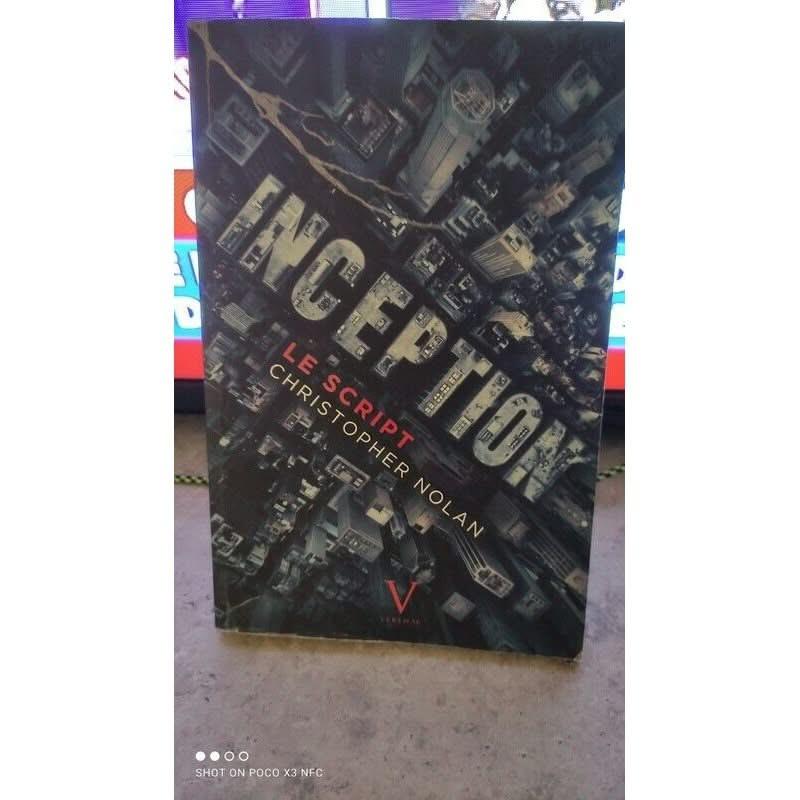 Inception - Le Script - christopher nolan Livre