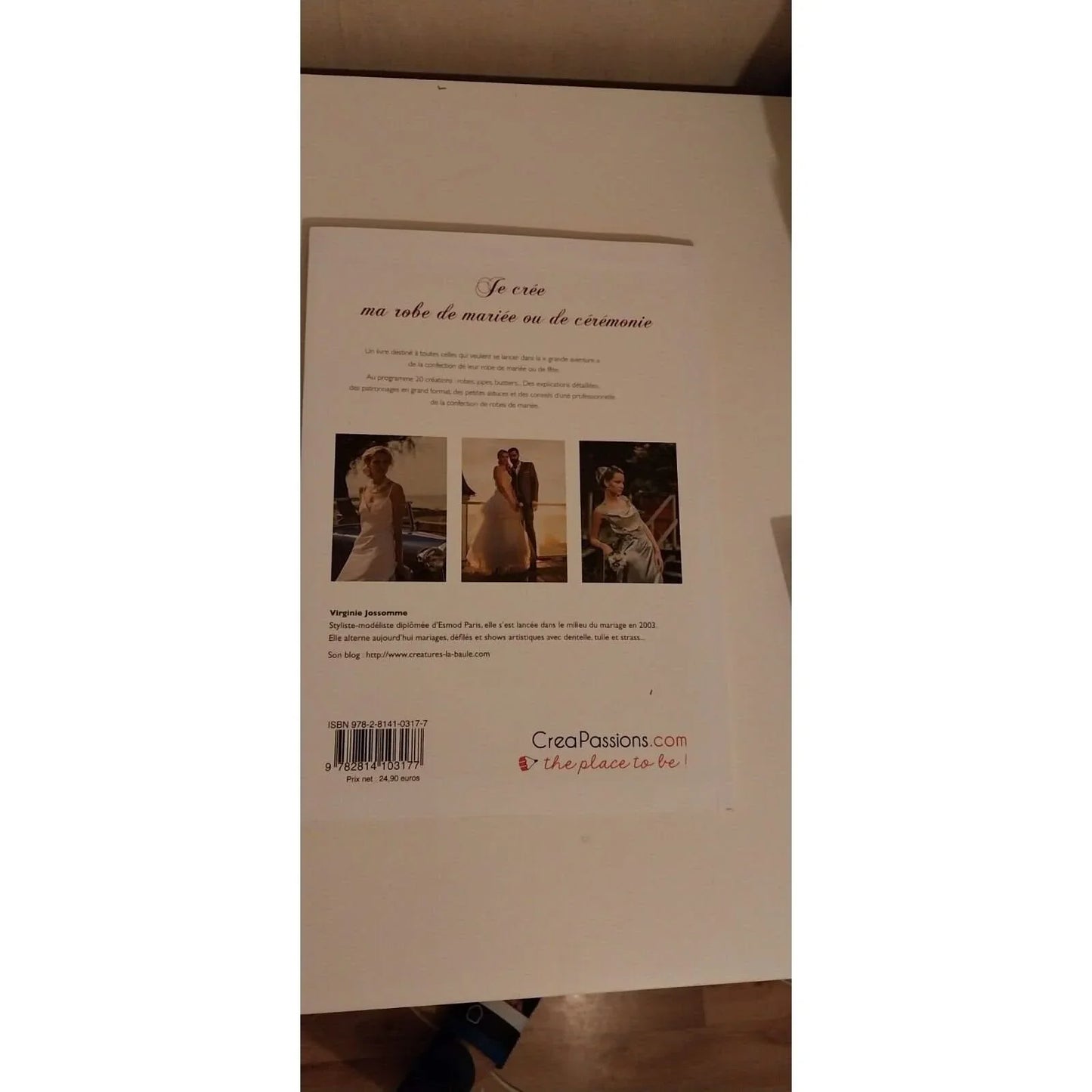 Je Crée Ma Robe de Mariée ou de Cérémonie Virginie Jossomme Créa Passions Neuf