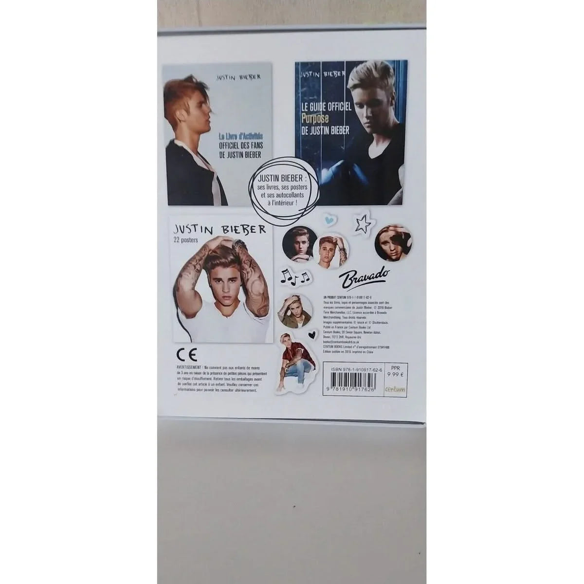 Justin Bieber Mon Coffret Collector Livres Stickers Et Posters