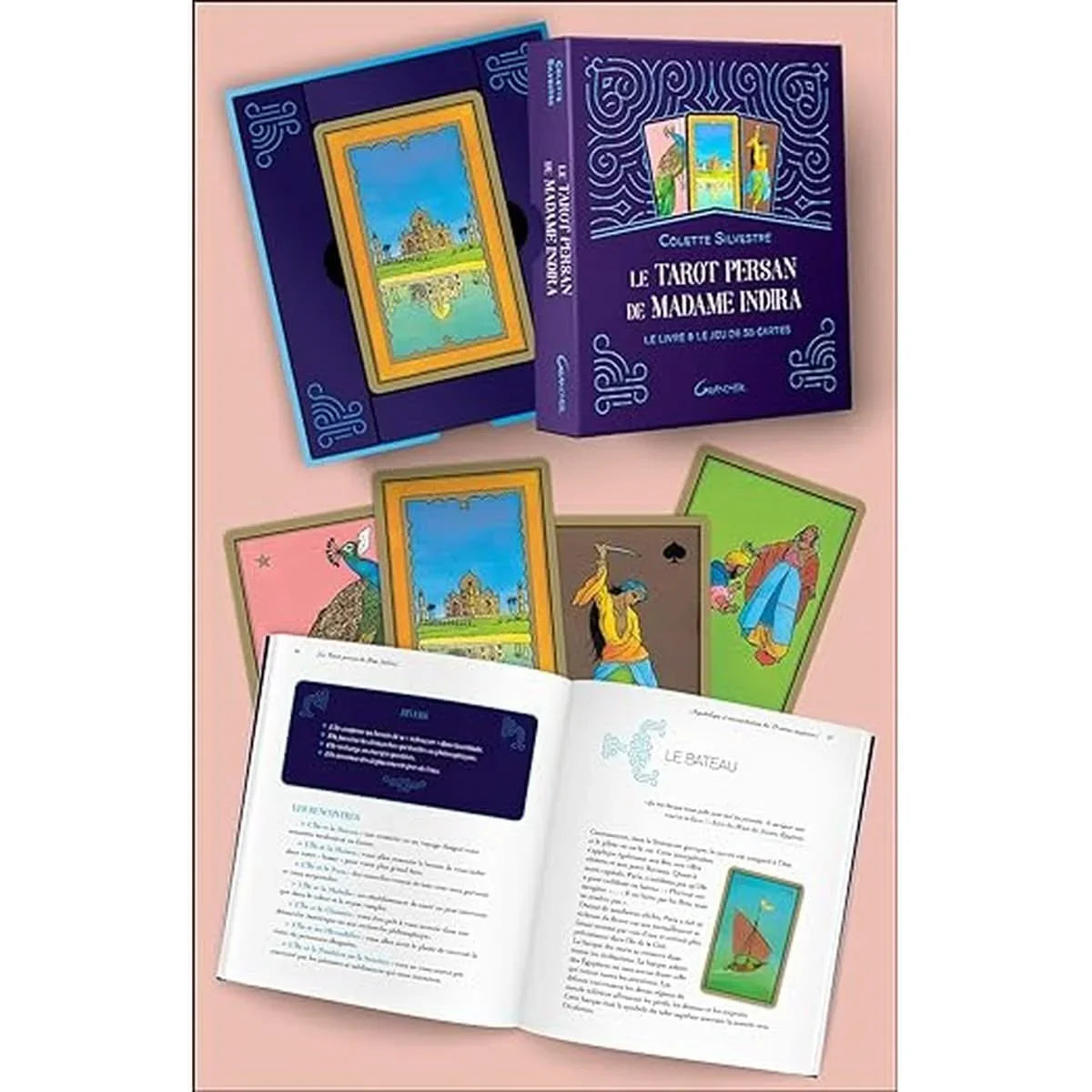Le Tarot Persan - Le livre & le jeu de 55 cartes - Coffret