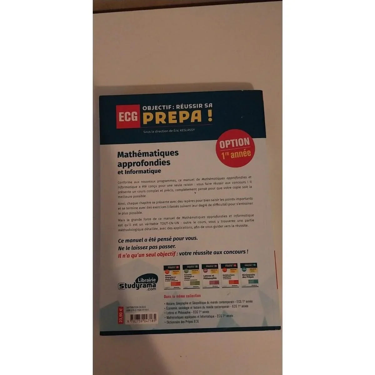 Mathémathiques Approfondies Et Informatique - Première Année
acheter livre scolaire