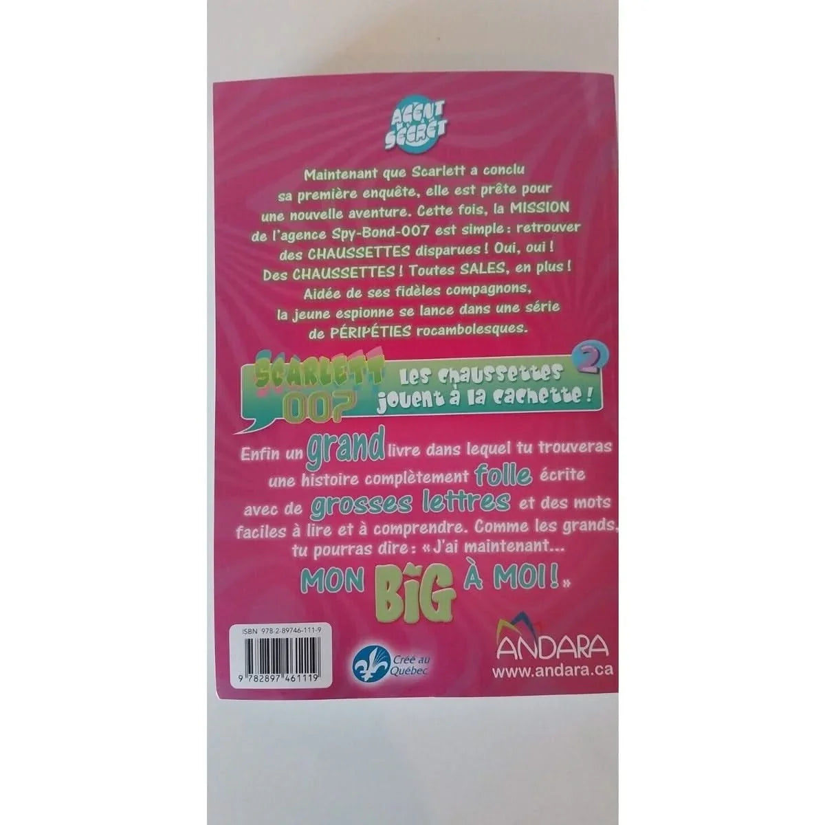 Scarlett 007 . Les chaussettes jouent à la cachette !