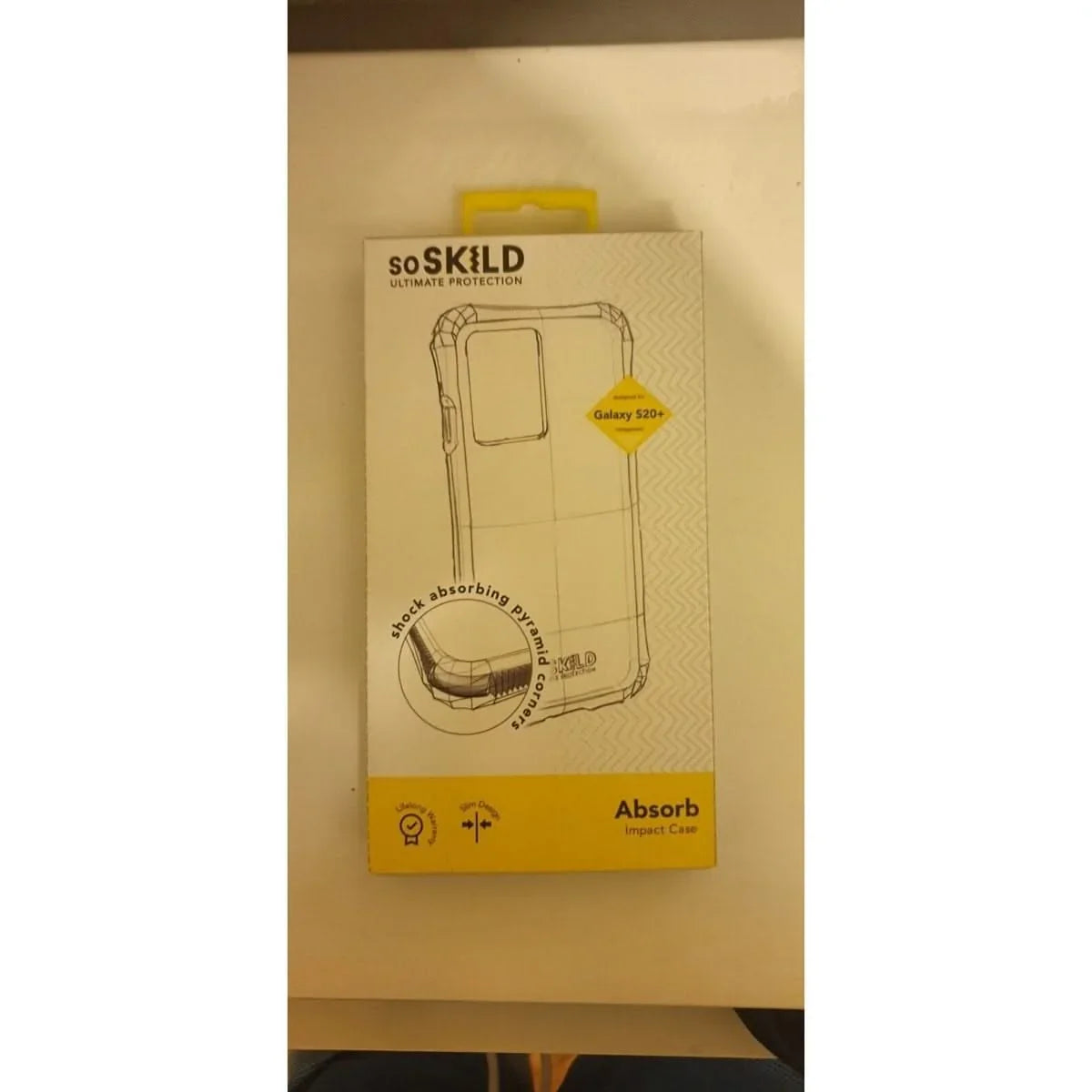 SoSkild Coque de protection transparente pour Samsung S20