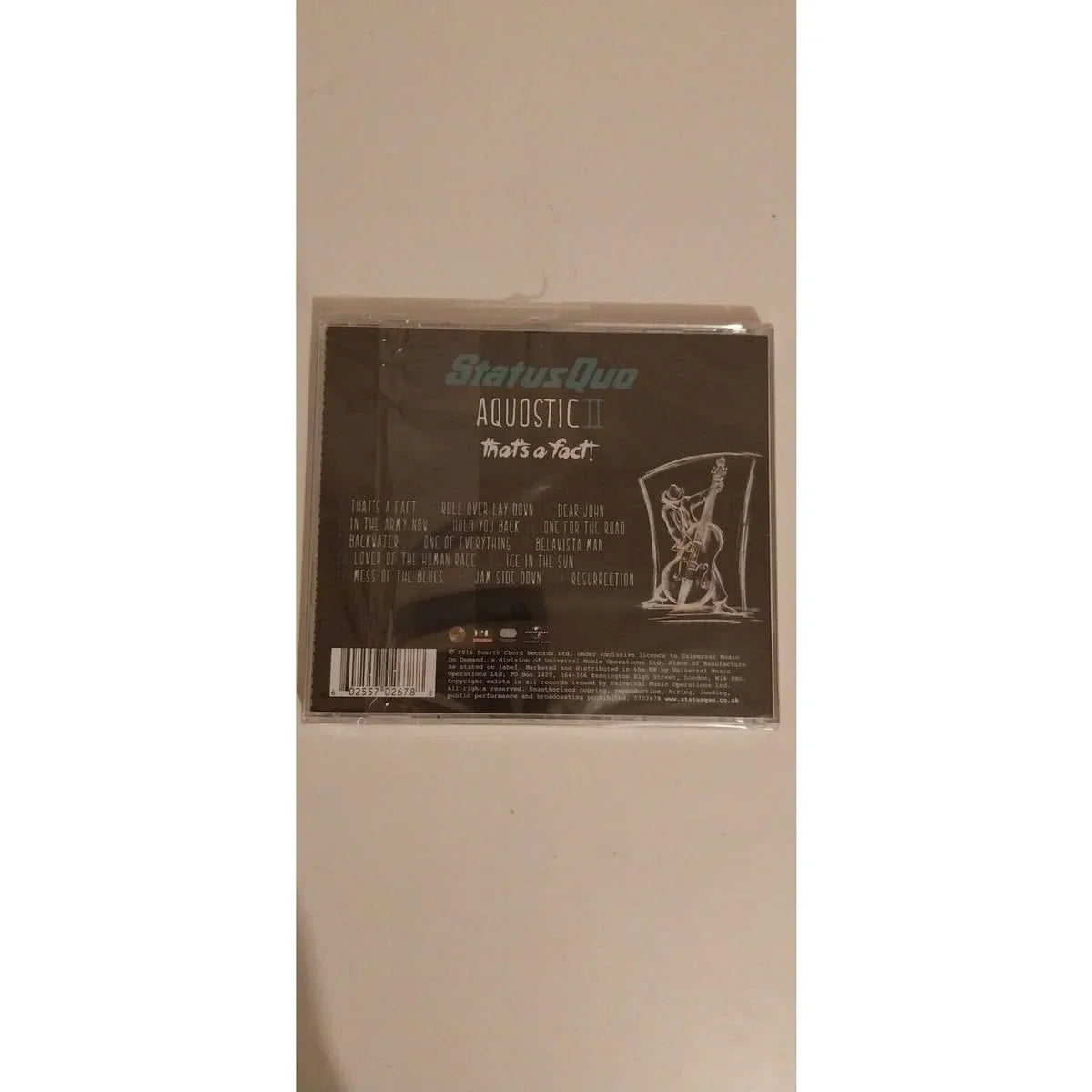 StatusQuo Aquostic II .That is is a fact