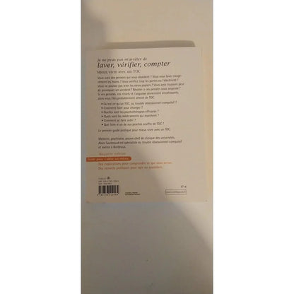 Je ne peux pas m'arrêter de laver, vérifier, compter