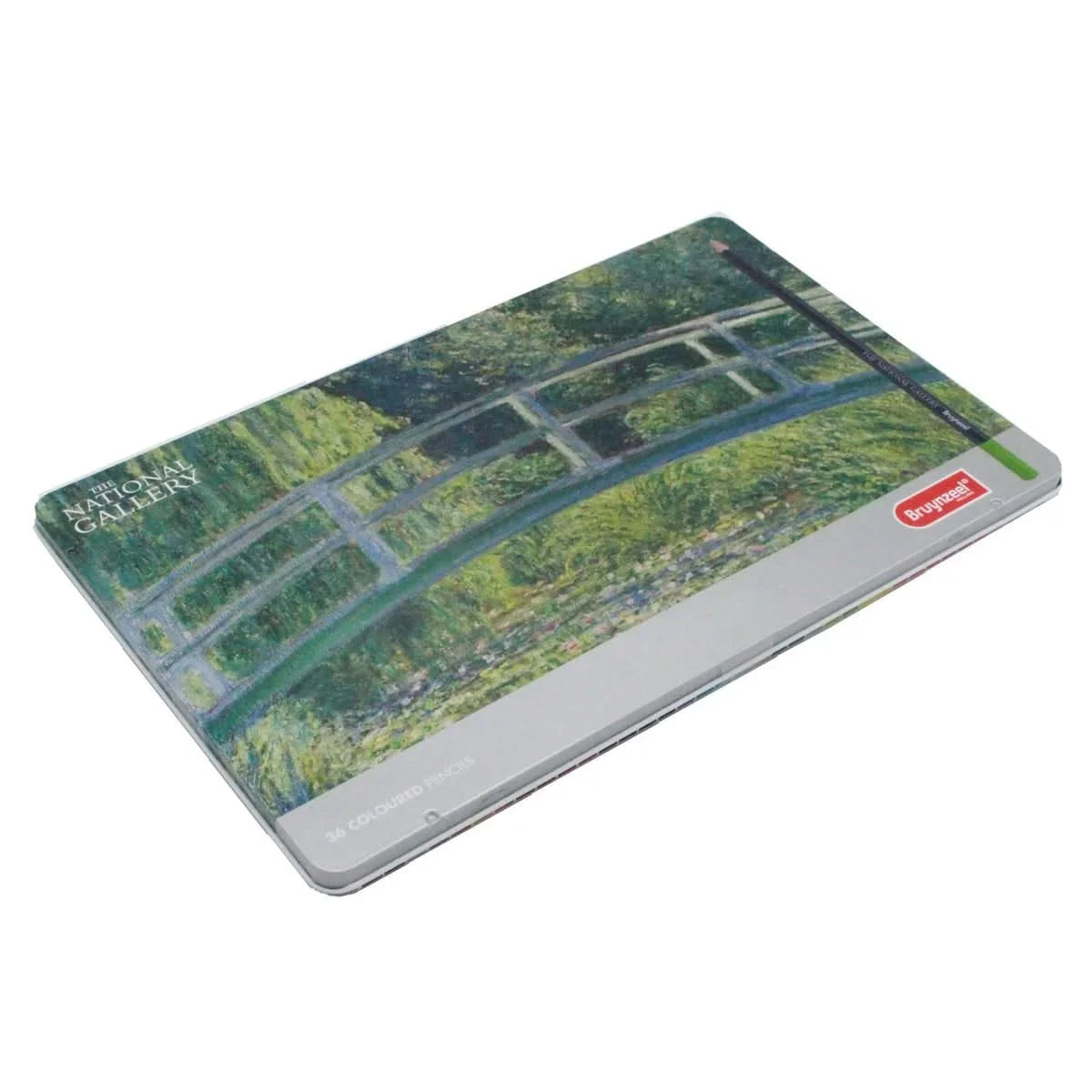 36 crayons de couleur, Bruynzeel l'étang aux nénuphars La collection de la National Gallery