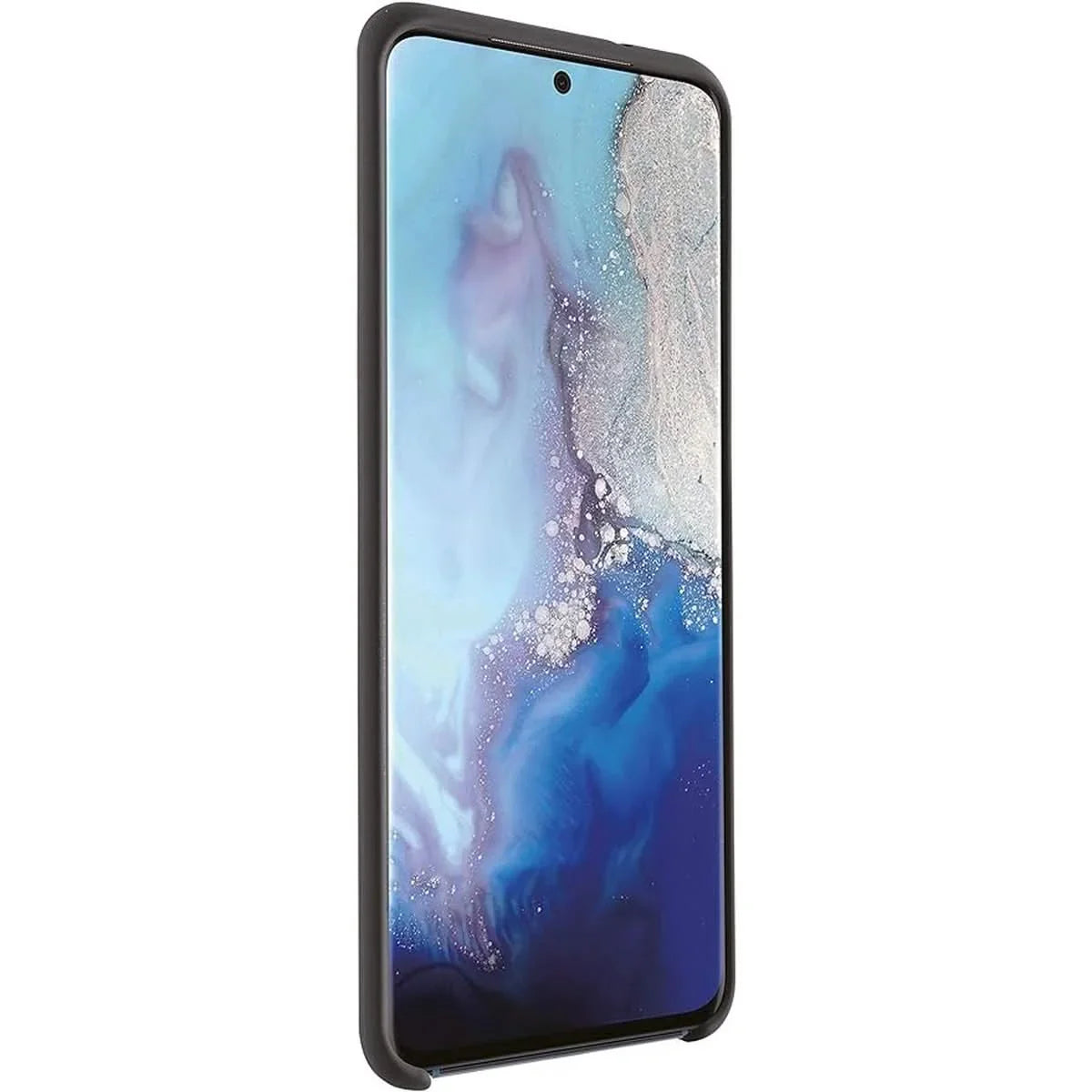 Coque arriere noir samsung galaxy S20 microfibre VIVANCO