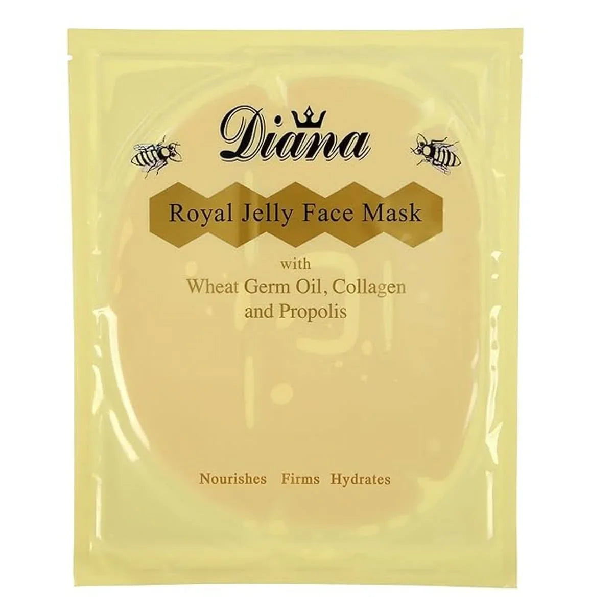 Masques visage à la Gelée Royale Propolis, Collagène DIANA masque unitaire