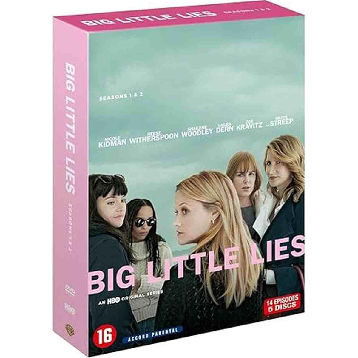 Coffret DVD Big Little Lies Intégrale Saisons 1 & 2 - Série HBO avec Reese Witherspoon, Nicole Kidman et Shailene Woodley