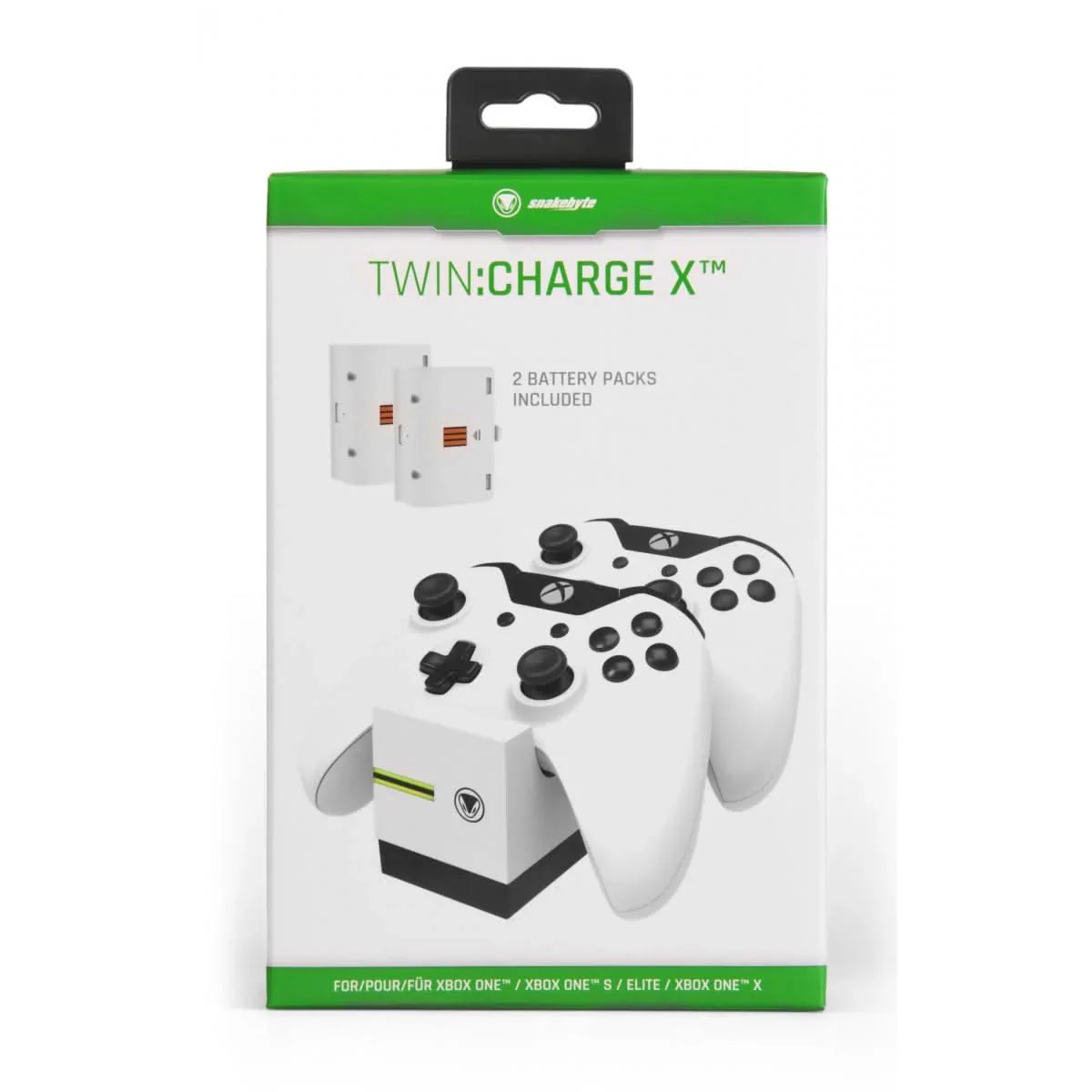 Chargeur double Twin Charge XTM snakebyte pour manette Xbox One