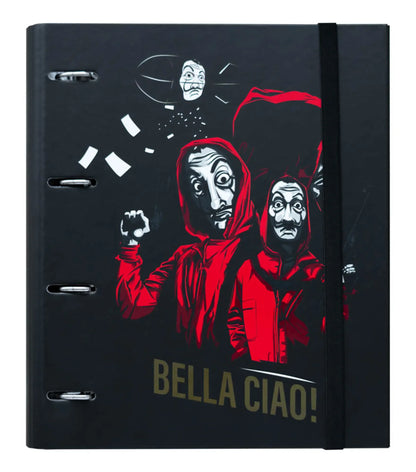 Classeur A4 4 Anneaux - La Casa de Papel