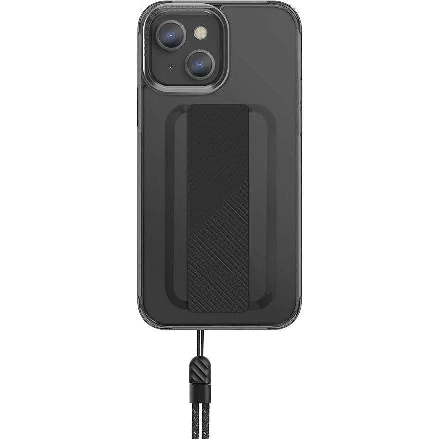 Coque de Protection Robuste avec Lanière de Maintien et Sangle Solide - Résistance aux Chutes Noir iPhone 13
