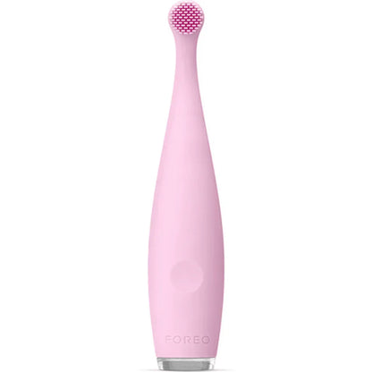 Foreo ISSA Mikro Pearl Pink – Brosse à dents sonique enfants – vue détail tête silicone