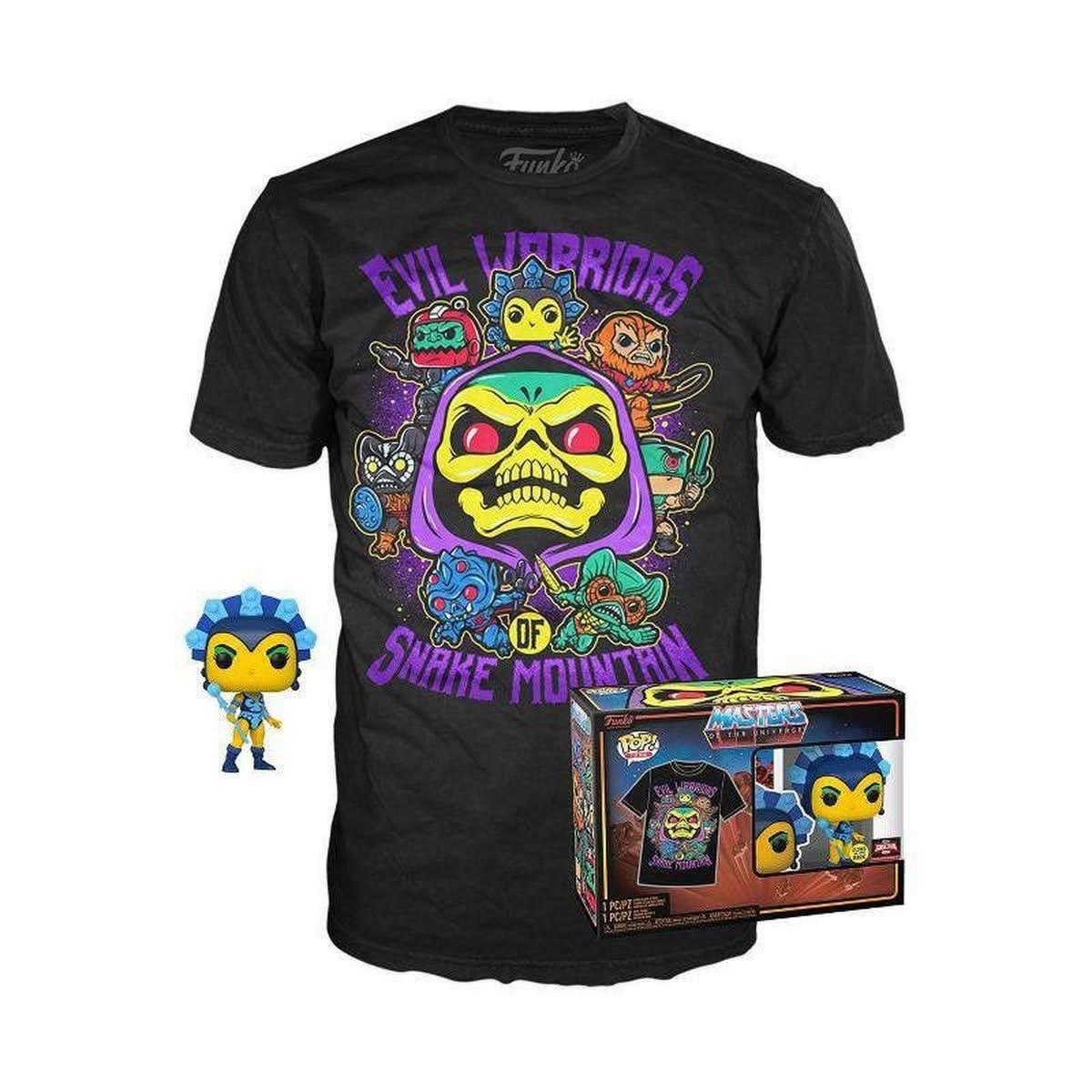Funko Box: Maîtres de l'univers - Malin Lyn Funko POP avec T-Shirt