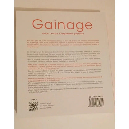 QUATRIEME DE COUVERTURE DU LIVRE Gainage - 300 Exercices Et Variantes - Olivier Pauly. Preparation physique 