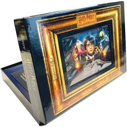 Coffret trading cards Harry Potter 20 ans anniversaire Panini – boîte collector tableau doré L'École des Sorciers
