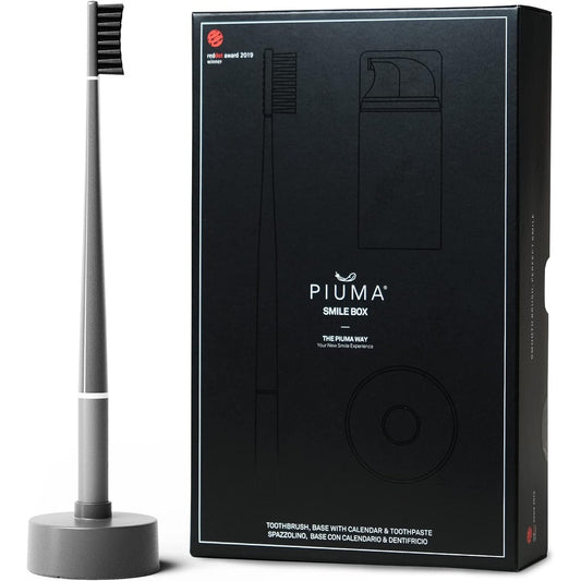 Coffret cadeau Piuma Smile Box design italien, lauréat Red Dot Award 2019