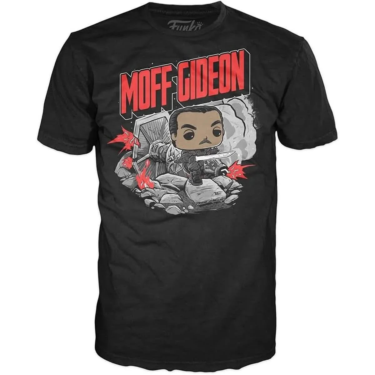 Star Wars Funko The Mandalorian Pop! & Tee Box Moff Gideon Taille L T-Shirts