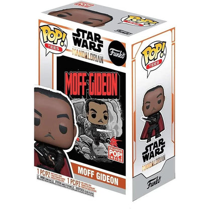 Star Wars Funko The Mandalorian Pop! & Tee Box Moff Gideon Taille L T-Shirts