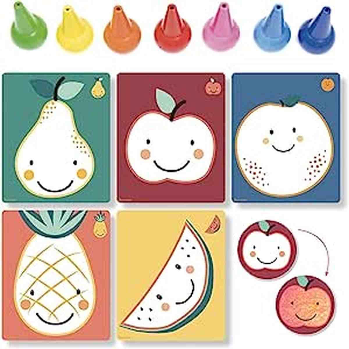 Sycomore Babyssimo -Coffret Maxi Crayons Gras - Fruits