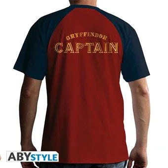 Dos t-shirt Harry Potter Gryffindor Captain rouge et or – ABYstyle