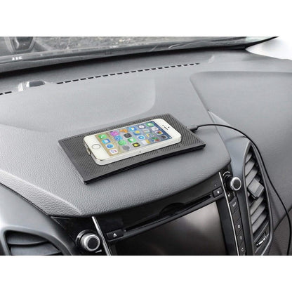 Tapis antidérapant EUFAB avec chargeur sans fil et récepteur adaptable sur Micro USB-B