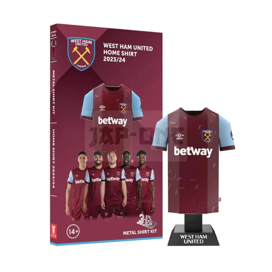 West Ham United - Maquette Métal Maillot Domicile 2023/24 - Kit à Monter Officiel