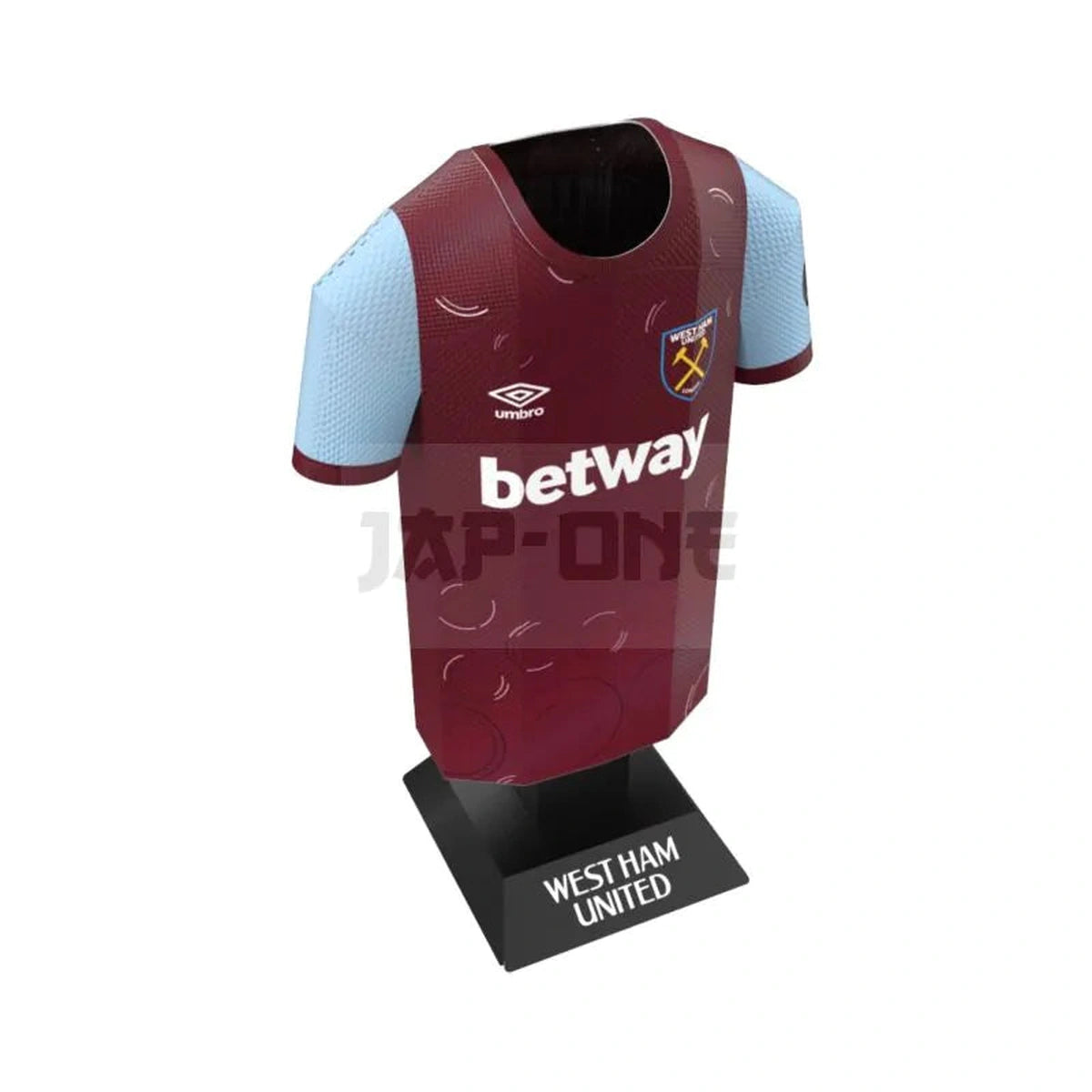 West Ham United - Maquette Métal Maillot Domicile 2023/24 - Kit à Monter Officiel