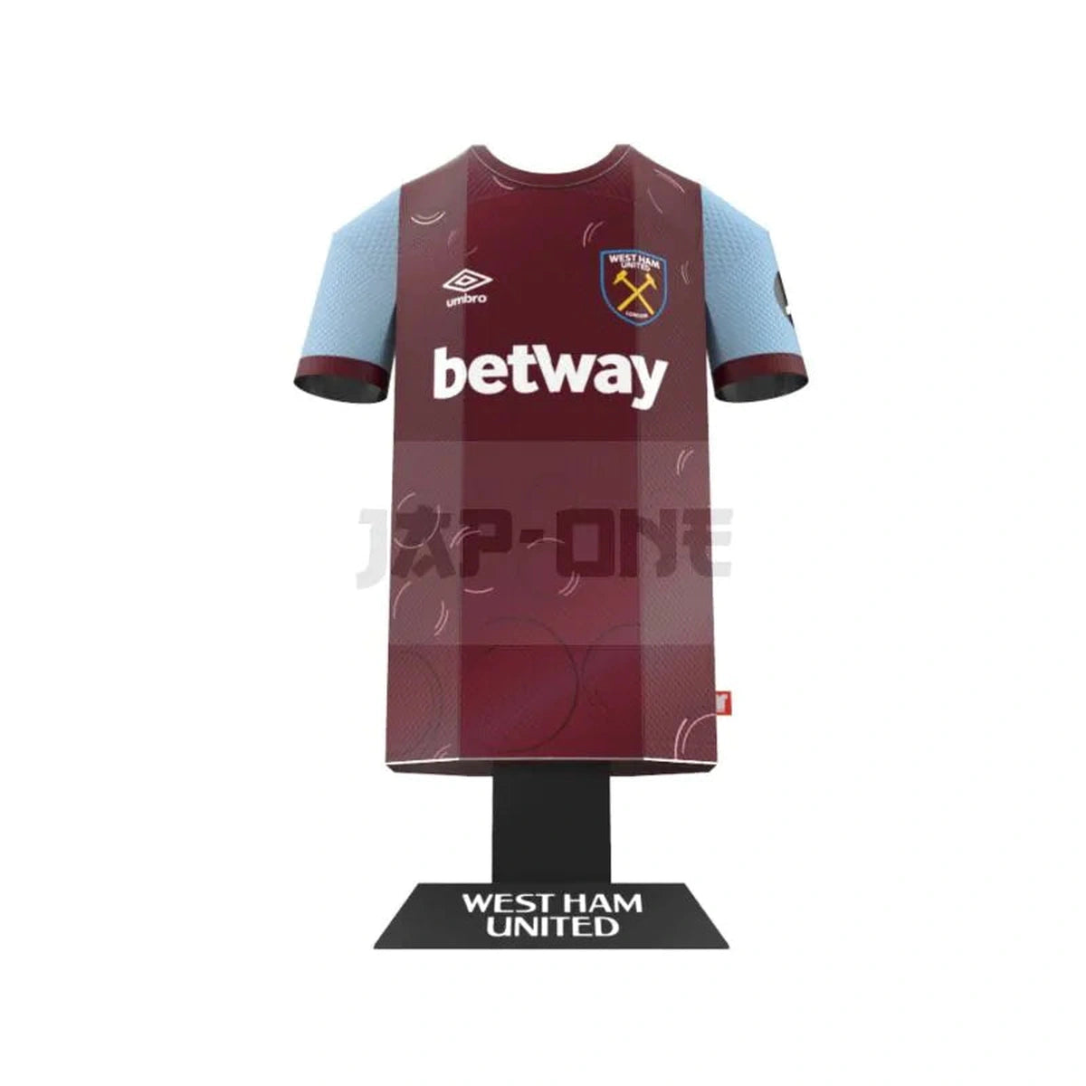 West Ham United - Maquette Métal Maillot Domicile 2023/24 - Kit à Monter Officiel