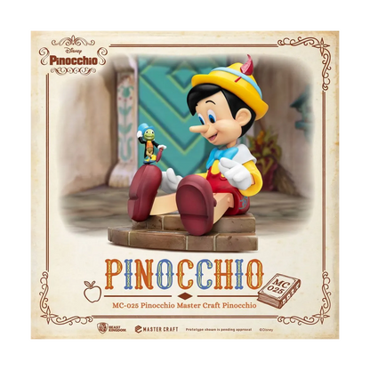 Visuel officiel Beast Kingdom Master Craft MC-025 Pinocchio Disney statuette de collection
