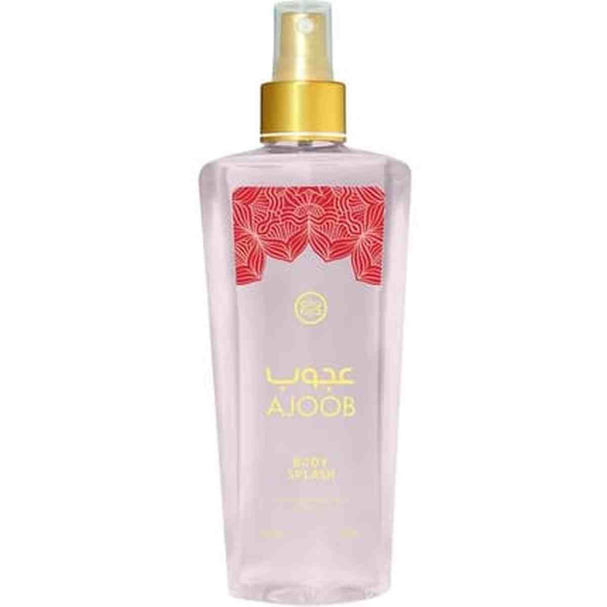 Nabeel Ajoob Body Splash 250 ml – flacon de brume parfumée corporelle unisexe fruitée-florale, Nabeel Perfumes Dubaï