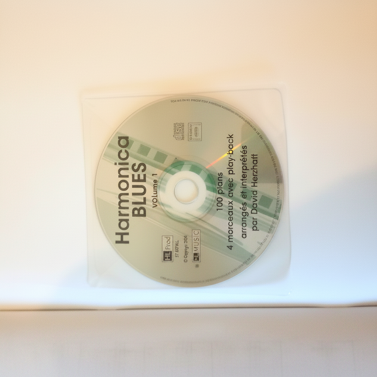 CD Harmonica Blues Vol 1 David Herzhaft play-back méthode harmonica