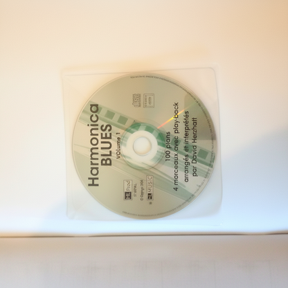 CD Harmonica Blues Vol 1 David Herzhaft play-back méthode harmonica