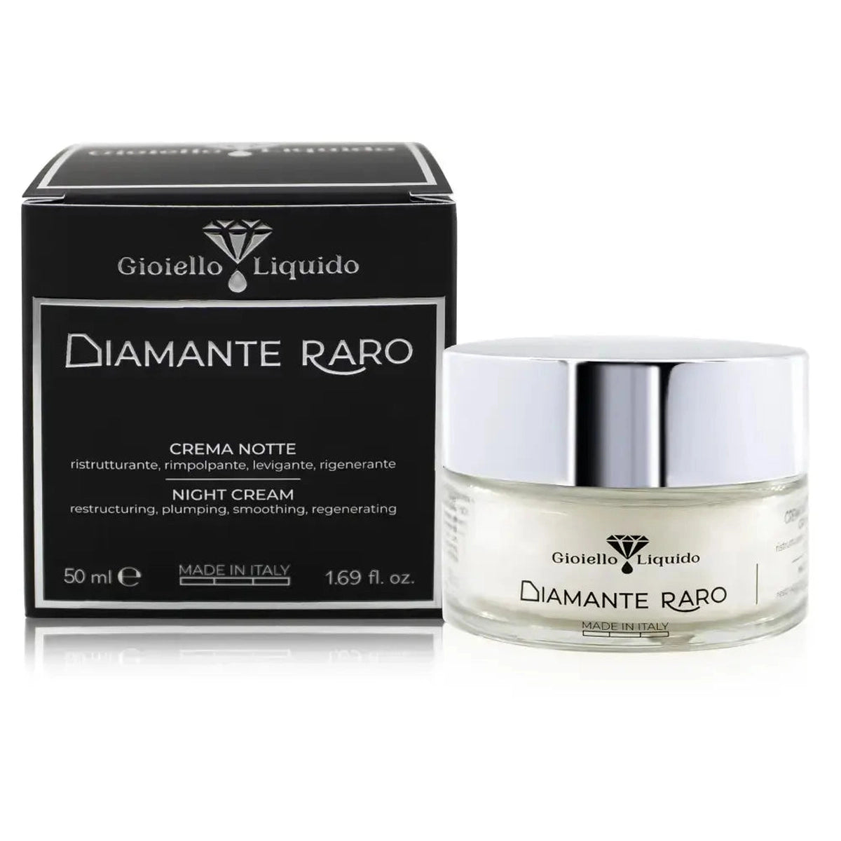 Crème de Nuit Diamante Raro - Gioiello Liquido 50 ml